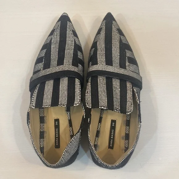 Zara Striped Flats -> Zara Striped flats - Picture 7 of 10